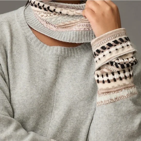 Anthropologie Daily Practice Anthropologie Turtleneck Sweater Dress Medium C92 - Picture 2 of 16